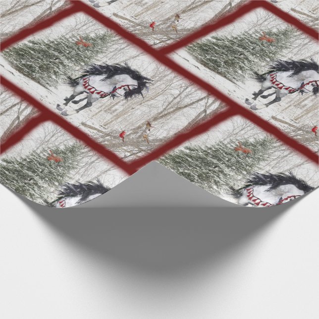 Cadeau Papier à enveloppement pour Noël (Coin)