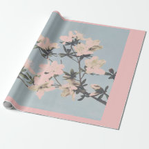 Papier à enveloppement ROSE CHERRY BLOSSOM
