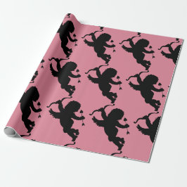 Cadeau Papier à enveloppement ROSE CUPID