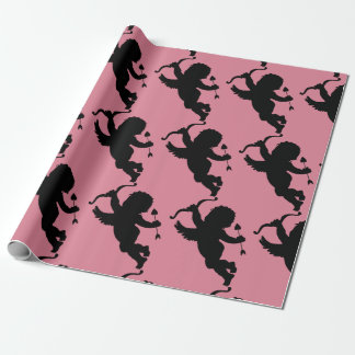 Cadeau Papier à enveloppement ROSE CUPID