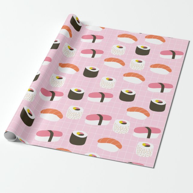 Cadeau Papier à enveloppement sushi mou (Déroulé)