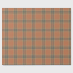 Cadeau Papier à enveloppement Tartan Crème