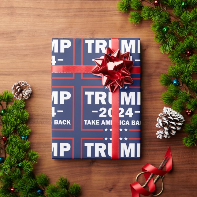 Cadeau Papier à enveloppement Trump (Cadeau de vacances)