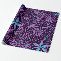 Papier à enveloppement violet