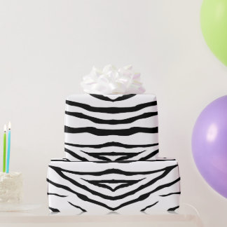 Cadeau Papier à enveloppement Zebra