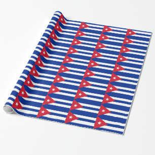 Cadeau Papier à envelopper avec Drapeau de Cuba
