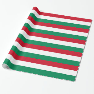 Cadeau Papier à envelopper avec Drapeau de Hongrie