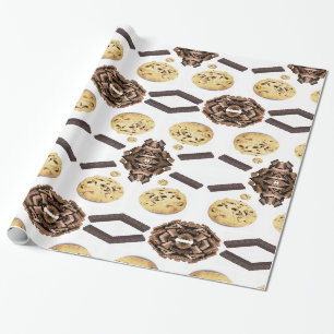 Cadeau Papier à envelopper brillant, Chip au chocolat
