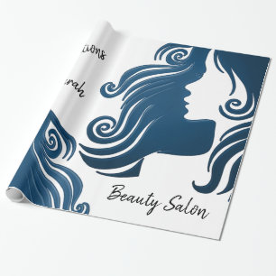 Cadeau Papier à envelopper brillant, Coiffure de salon de
