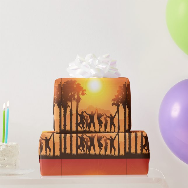 Cadeau Papier à envelopper pour la fête d'été (Créateur téléchargé)