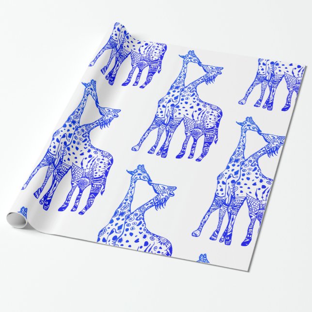 Cadeau Papier à envelopperAmour africain (Déroulé)