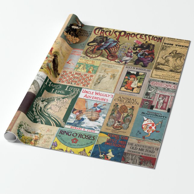 Cadeau Papier à enveloppes - Livres pour enfants (Déroulé)