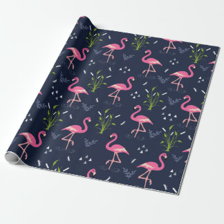 Cadeau Papier à Flamant rose - Flamants roses roses sur N