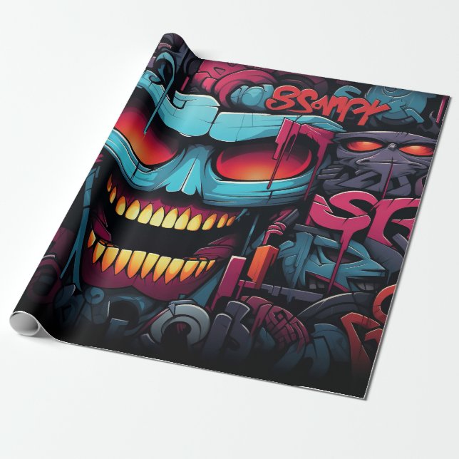Cadeau Papier à graffiti (Déroulé)