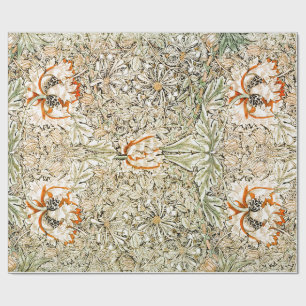 CADEAU PAPIER À LAVAGE : WILLIAM MORRIS : HONEYSUCKLE