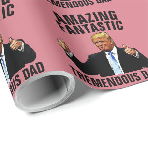CADEAU PAPIER À REPASSER BEAUCOUP DAD DONALD TRUMP