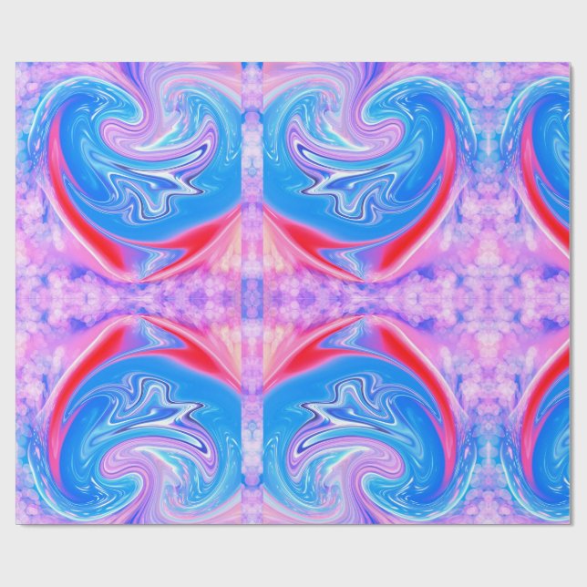 Cadeau Papier Abstrait Motif unique (Plat)