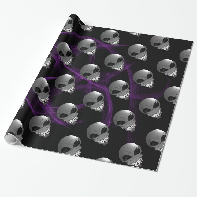 Cadeau Papier alien gris (Déroulé)