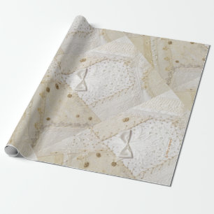 Cadeau Papier brodé Crazy Quilt Design