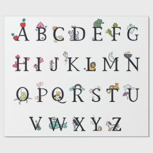 CADEAU PAPIER CADEAU: GRAPHIQUE ALPHABET