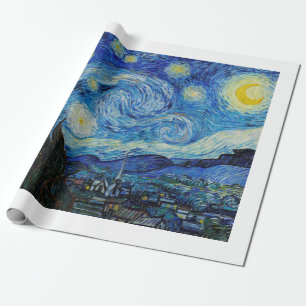 CADEAU PAPIER CADEAU: LA NUIT STARRY : VAN GOGH