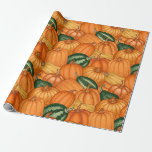 Cadeau Papier citrouille