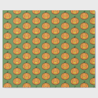 Cadeau Papier Citrouille Halloween mignonne