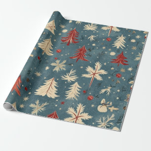 Cadeau Papier crabe bleu