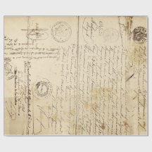 Papier de Decoupage de meubles de document de