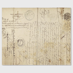 Cadeau Papier de Decoupage de meubles de document de