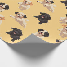Papier de Noël à chiots