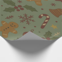 Papier de Noël au pain d'épices