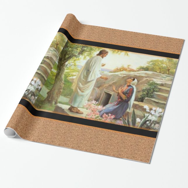 Cadeau Papier de papier de papier d'enveloppement Jésus-C (Déroulé)