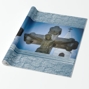 Cadeau Papier de papier de papier d'enveloppement Jésus-C