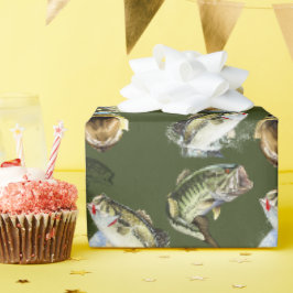 Cadeau Papier de pêche au bar à grande bouche