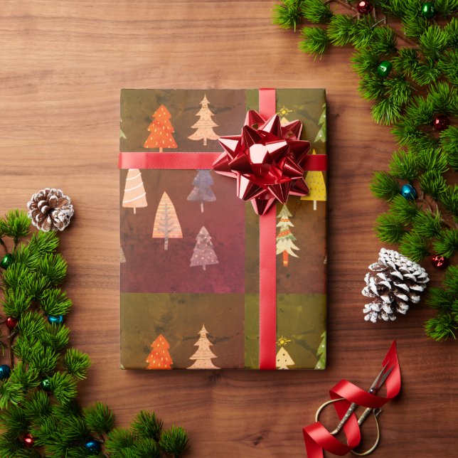 Cadeau Papier de recouvrement d'arbre (Cadeau de vacances)