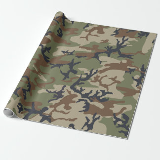 Cadeau Papier de recouvrement de camouflage
