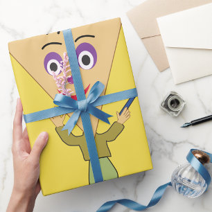 Cadeau Papier de recouvrement de la tête triangulaire
