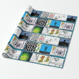 Cadeau Papier de recouvrement de métrognome
