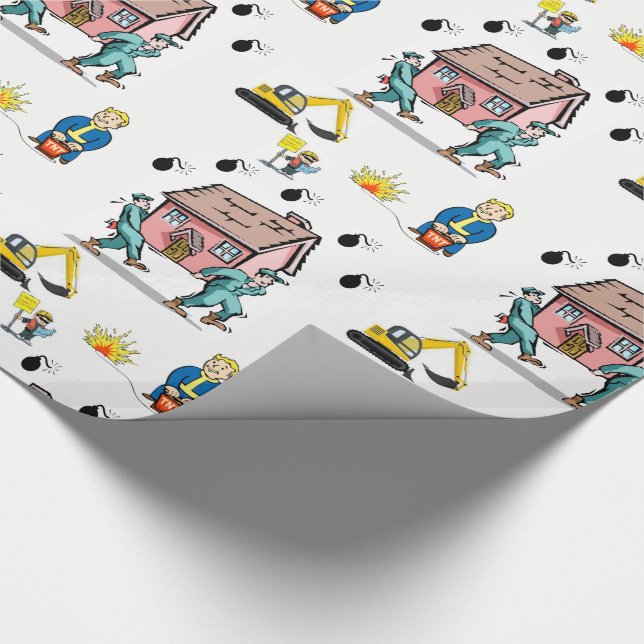 Cadeau Papier de recouvrement Déplacement (Coin)