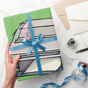 Cadeau Papier de recouvrement d'imprimante matriciel poin