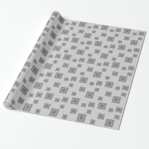 Cadeau Papier de recouvrement géométrique alternatif