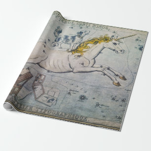 Cadeau Papier de recouvrement ou de découpage Unicorne