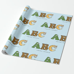 Cadeau Papier de recouvrement personnalisé par ordre alp