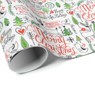 Cadeau Papier de tissus de Noël