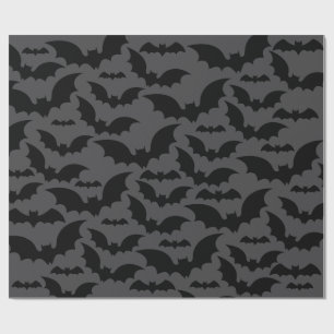 Cadeau Papier d'échauffement de chaume de minuit - gris f
