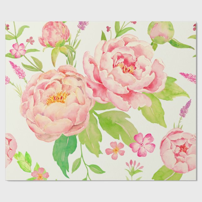 Cadeau Papier d'écorce rose pastel (Plat)