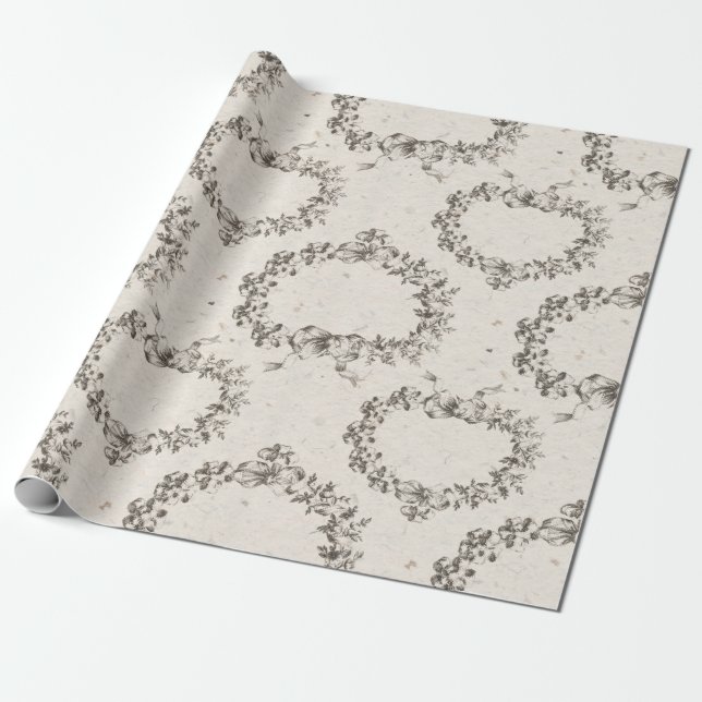Cadeau Papier Découpage/enveloppement de la couronne card (Déroulé)