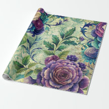 Papier découpage pour meubles à motif floral conti