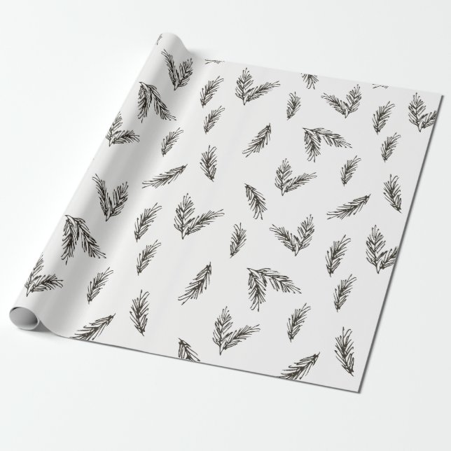Cadeau Papier d'écrêtage hivernal de l'arbre des bois (Déroulé)